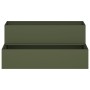 Macetero de jardín de 2 niveles 100x60x45 cm Verde oliva Acero von , Töpfe und Pflanzgefäße - Ref: Foro24-865872, Preis: 105,...