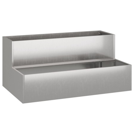 Macetero de Jardín de 2 Niveles 100x60x45 cm Acero Inoxidable | Foro24.es | Tu tienda online para hogar, jardín y más Foro24.es