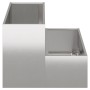 Macetero de Jardín de 2 Niveles 100x60x45 cm Acero Inoxidable | Foro24.es | Tu tienda online para hogar, jardín y más Foro24.es
