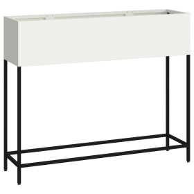 Plantador Elevado 100x26x82 cm Acero Blanco von , Töpfe und Pflanzgefäße - Ref: Foro24-865877, Preis: 87,47 €, Rabatt: %