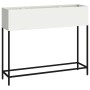Plantador Elevado 100x26x82 cm Acero Blanco de , Maceteros y jardineras - Ref: Foro24-865877, Precio: 91,65 €, Descuento: %