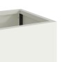 Plantador Elevado 100x26x82 cm Acero Blanco de , Maceteros y jardineras - Ref: Foro24-865877, Precio: 91,65 €, Descuento: %