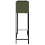 Jardinera Elevada 100x26x82 cm Verde Oliva Acero von , Töpfe und Pflanzgefäße - Ref: Foro24-865879, Preis: 103,84 €, Rabatt: %