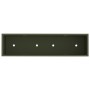 Jardinera Elevada 100x26x82 cm Verde Oliva Acero von , Töpfe und Pflanzgefäße - Ref: Foro24-865879, Preis: 103,84 €, Rabatt: %