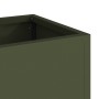 Jardinera Elevada 100x26x82 cm Verde Oliva Acero von , Töpfe und Pflanzgefäße - Ref: Foro24-865879, Preis: 103,84 €, Rabatt: %