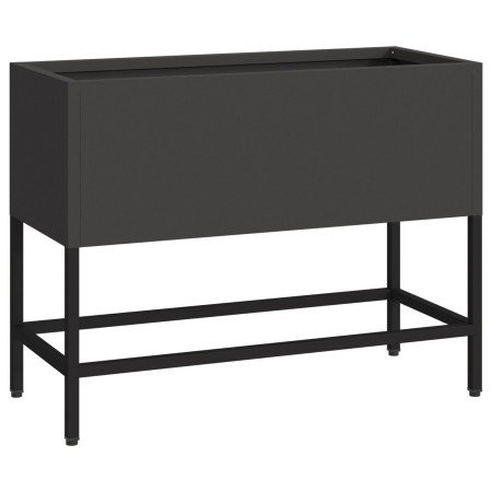 Jardinera Elevada 60x26x45 cm Acero Negro von , Töpfe und Pflanzgefäße - Ref: Foro24-865883, Preis: 64,12 €, Rabatt: -5%%