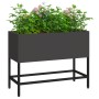 Jardinera Elevada 60x26x45 cm Acero Negro von , Töpfe und Pflanzgefäße - Ref: Foro24-865883, Preis: 64,12 €, Rabatt: -5%%