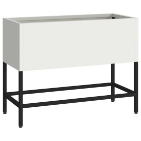 Jardinera Elevada 60x26x45 cm Acero Blanco von , Töpfe und Pflanzgefäße - Ref: Foro24-865884, Preis: 50,31 €, Rabatt: %
