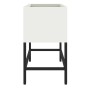 Jardinera Elevada 60x26x45 cm Acero Blanco de , Maceteros y jardineras - Ref: Foro24-865884, Precio: 52,57 €, Descuento: %
