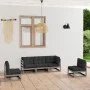 5-piece garden furniture set with solid pine wood cushions by vidaXL, Garden sets - Ref: Foro24-3076441, Price: 473,74 €, Dis...