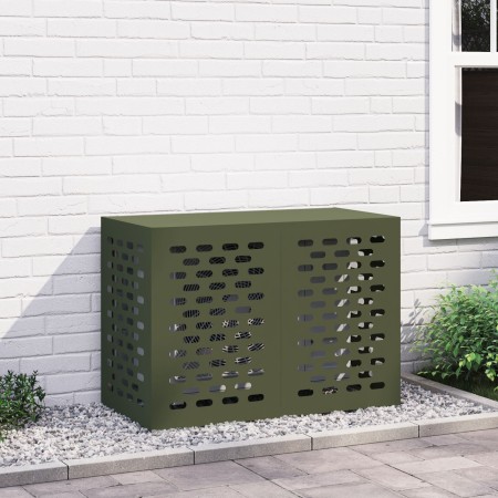 Cubierta de Aire Acondicionado Verde Oliva 100x50x70 cm Acero by , Accessories for heating radiators - Ref: Foro24-865900, Pr...