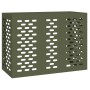 Cubierta de Aire Acondicionado Verde Oliva 110x50x80 cm Acero by , Accessories for heating radiators - Ref: Foro24-865907, Pr...