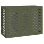 Cubierta de Aire Acondicionado Verde Oliva 110x50x80 cm Acero by , Accessories for heating radiators - Ref: Foro24-865907, Pr...