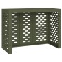 Cubierta de Aire Acondicionado Verde Oliva 110x50x80 cm Acero by , Accessories for heating radiators - Ref: Foro24-865907, Pr...