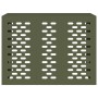 Cubierta de Aire Acondicionado Verde Oliva 110x50x80 cm Acero by , Accessories for heating radiators - Ref: Foro24-865907, Pr...