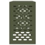 Cubierta de Aire Acondicionado Verde Oliva 110x50x80 cm Acero by , Accessories for heating radiators - Ref: Foro24-865907, Pr...