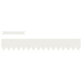 Bordes de Césped 10 pcs Blanco 100x0,5x15 cm Plástico by , Garden edging and edging - Ref: Foro24-865922, Price: 66,26 €, Dis...