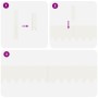 Bordes de Césped 30 pcs Blancos 100x0.5x15 cm Plásticos by , Garden edging and edging - Ref: Foro24-865924, Price: 136,29 €, ...