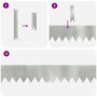 Bordes de Césped 30 pcs 100x0,5x15 cm Acero Galvanizado by , Garden edging and edging - Ref: Foro24-865940, Price: 99,28 €, D...