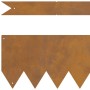 Bordes de Césped 50 pcs 100x0,5x15 cm Acero Resistente a la Intemperie by , Garden edging and edging - Ref: Foro24-865945, Pr...