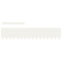 Bordes de Césped  10 pcs Blanco 100x0.5x20 cm Acero | Foro24.es | Tu tienda online para hogar, jardín y más Foro24.es
