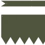 Bordes de Césped 10 pcs Verde Oliva 100x0.5x20 cm Acero by , Garden edging and edging - Ref: Foro24-865955, Price: 77,02 €, D...