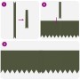 Bordes de Césped 10 pcs Verde Oliva 100x0,5x30 cm Hierro by , Garden edging and edging - Ref: Foro24-865973, Price: 98,65 €, ...