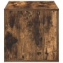 Armario de Almacenamiento Roble Ahumado 127x41x40 cm Madera Elaborada de , Mesitas de noche - Ref: Foro24-866655, Precio: 84,...