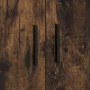 Armario de Almacenamiento Roble Ahumado 127x41x40 cm Madera Elaborada de , Mesitas de noche - Ref: Foro24-866655, Precio: 84,...