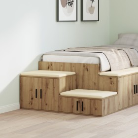 Armario de Almacenamiento Roble Artisan 118x41x40