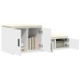 Armario de almacenaje Blanco 108x41x40 cm Madera de ingeniería de , Mesitas de noche - Ref: Foro24-866667, Precio: 80,08 €, D...