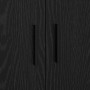 Armario de Almacenamiento Negro 108x41x40 cm de Madera de , Mesitas de noche - Ref: Foro24-866668, Precio: 82,29 €, Descuento: %