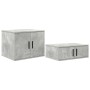 Armario de Almacenamiento Gris Concreto 103x41x40 cm Madera Ingenierizada de , Mesitas de noche - Ref: Foro24-866678, Precio:...