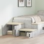 Armario de Almacenamiento Gris Concreto 103x41x40 cm Madera Ingenierizada de , Mesitas de noche - Ref: Foro24-866678, Precio:...