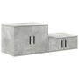 Armario de Almacenamiento Gris Concreto 103x41x40 cm Madera Ingenierizada de , Mesitas de noche - Ref: Foro24-866678, Precio:...