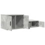 Armario de Almacenamiento Gris Concreto 103x41x40 cm Madera Ingenierizada de , Mesitas de noche - Ref: Foro24-866678, Precio:...