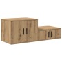 Gabinete de Almacenamiento de Roble Artesanal 103x41x40 cm de Madera Compensada de , Mesitas de noche - Ref: Foro24-866682, P...