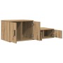 Gabinete de Almacenamiento de Roble Artesanal 103x41x40 cm de Madera Compensada de , Mesitas de noche - Ref: Foro24-866682, P...