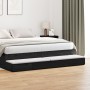 Cajones de Cama Negros 200x36,5x16,5 cm de Madera Elaborada de , Mesitas de noche - Ref: Foro24-866916, Precio: 110,34 €, Des...