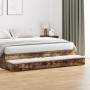 Cajones de Cama Roble Ahumado 200x36,5x16,5 cm Madera Compuesta de , Mesitas de noche - Ref: Foro24-866919, Precio: 104,21 €,...