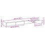 Cajones de Cama Roble Ahumado 200x36,5x16,5 cm Madera Compuesta de , Mesitas de noche - Ref: Foro24-866919, Precio: 104,21 €,...