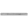 Cajones para cama Gris Sonoma 200x36,5x16,5 cm Madera de ingeniería de , Mesitas de noche - Ref: Foro24-866920, Precio: 107,2...