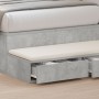 Cajones para cama gris concreto 90x36,5x16,5 cm de madera elaborada de , Mesitas de noche - Ref: Foro24-866934, Precio: 52,16...