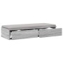 Cajones de cama en Gris Sonoma de 90x36,5x16,5 cm de Madera hecha de , Mesitas de noche - Ref: Foro24-866936, Precio: 53,65 €...