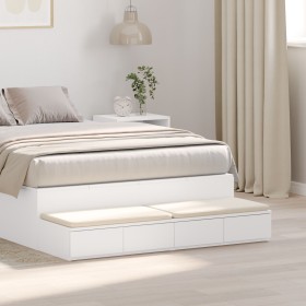 Cajones de Cama Blanco 120x36,5x16,5 cm Madera de Ingeniería von , Nachttische - Ref: Foro24-866939, Preis: 79,68 €, Rabatt: %