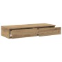 Cajones de Cama de Roble Artesanal 90x36,5x16,5 cm de Madera de , Mesitas de noche - Ref: Foro24-866938, Precio: 52,16 €, Des...