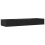 Cajones para Cama Negros 120x36.5x16.5 cm Madera Elaborada de , Mesitas de noche - Ref: Foro24-866940, Precio: 84,69 €, Descu...