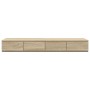 VidaXL Cajones para Cama Roble Sonoma 120x36.5x16.5 cm Madera Compensada de , Mesitas de noche - Ref: Foro24-866941, Precio: ...