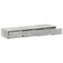 Cajones de Cama Gris Concreto 120x36.5x16.5 cm Madera Fabricada de , Mesitas de noche - Ref: Foro24-866942, Precio: 80,04 €, ...