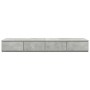 Cajones de Cama Gris Concreto 120x36.5x16.5 cm Madera Fabricada de , Mesitas de noche - Ref: Foro24-866942, Precio: 80,04 €, ...
